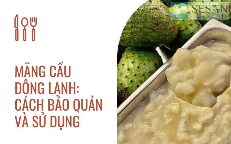 Bảo quản mãng cầu đông lạnh
