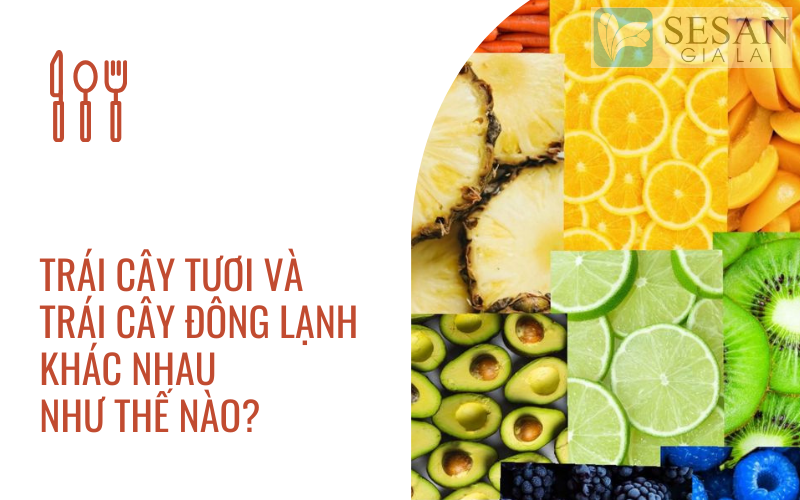 TRÁI CÂY TƯƠI VÀ ĐÔNG LẠNH KHÁC NHAU NHƯ THẾ NÀO