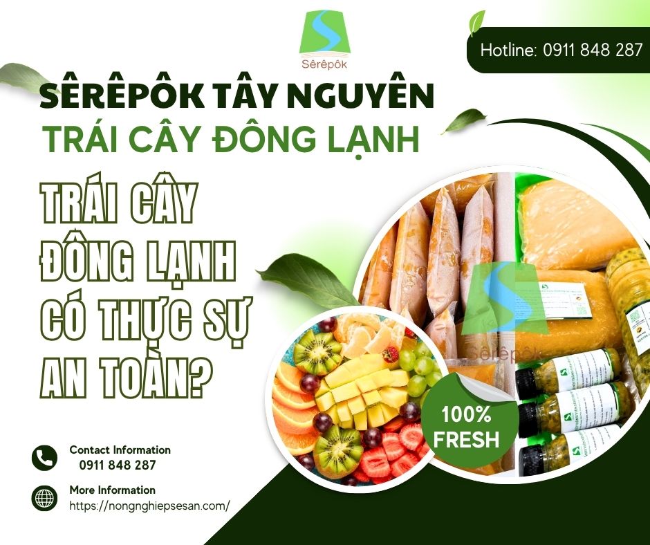 trái cây đông lạnh Sêrêpôk