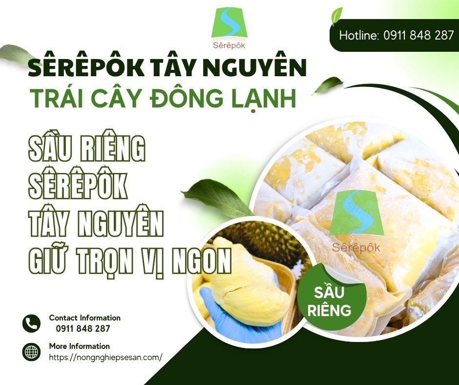 SẦU RIÊNG SÊRÊPÔK GIỮ TRỌN VỊ NGON