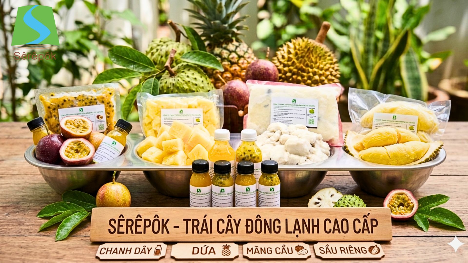 Trái cây đông lạnh Sêrêpôk