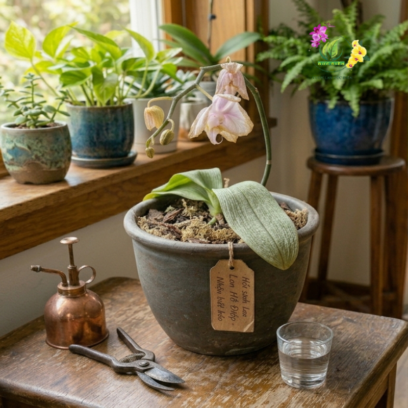 Nguyên nhân khiến lan hồ điệp bị héo hoa phổ biến nhất