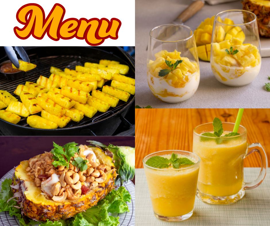 Menu Dứa Đông Lạnh