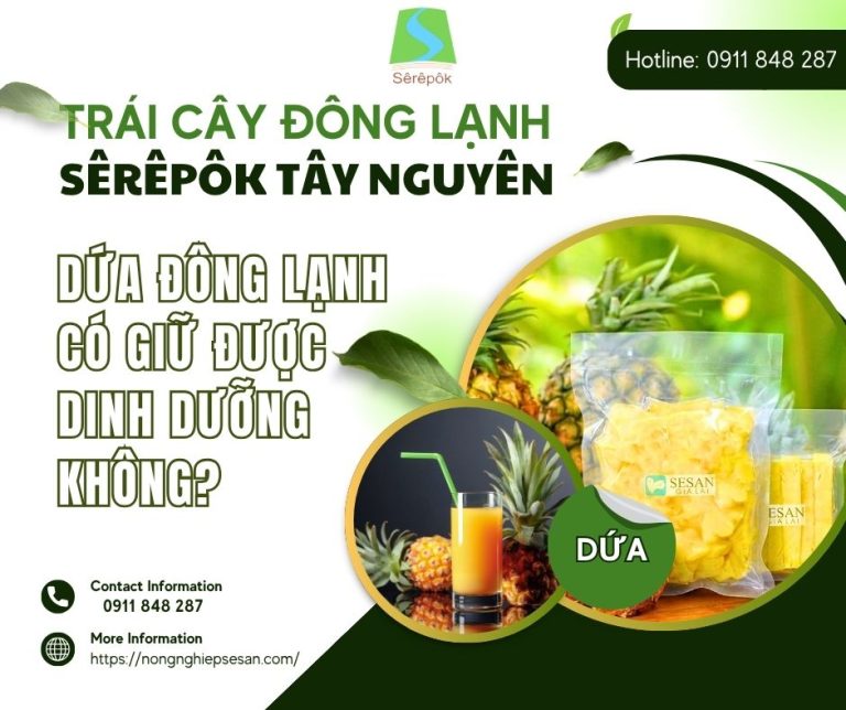 Dứa Đông Lạnh Sêrêpôk Tây Nguyên