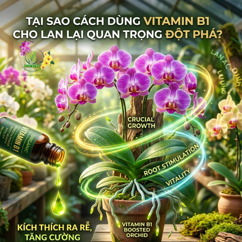 Tại Sao Cách Dùng Vitamin B1 Cho Lan Lại Quan Trọng Đột Phá?