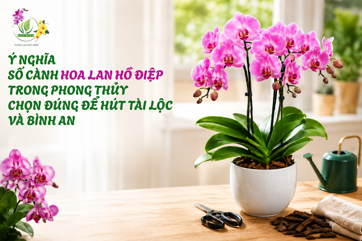 Ý NGHĨA SỐ CÀNH HOA LAN HỒ ĐIỆP TRONG PHONG THỦY – CHỌN ĐÚNG ĐỂ HÚT TÀI LỘC VÀ BÌNH AN
