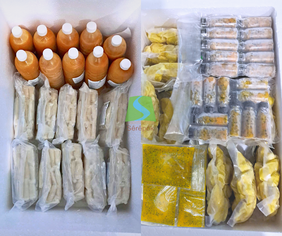 Trái cây đông lạnh Sêrêpôk Tây Nguyên