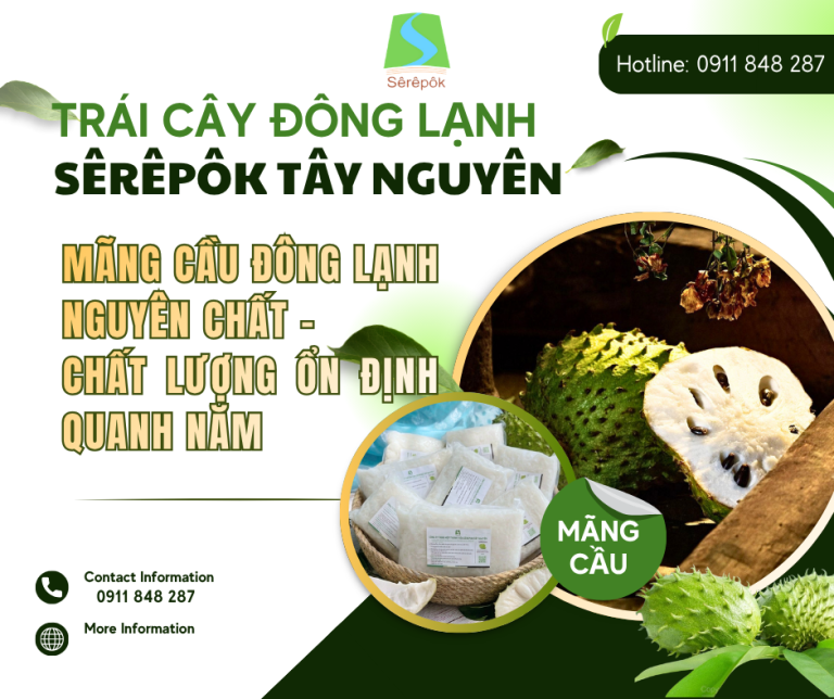 Mãng Cầu Đông Lạnh Nguyên Chất – Chất Lượng Ổn Định Quanh Năm