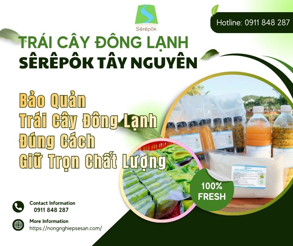 Bảo quản trái cây đông lạnh