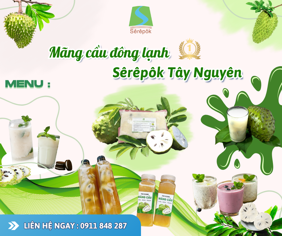 Menu mãng cầu