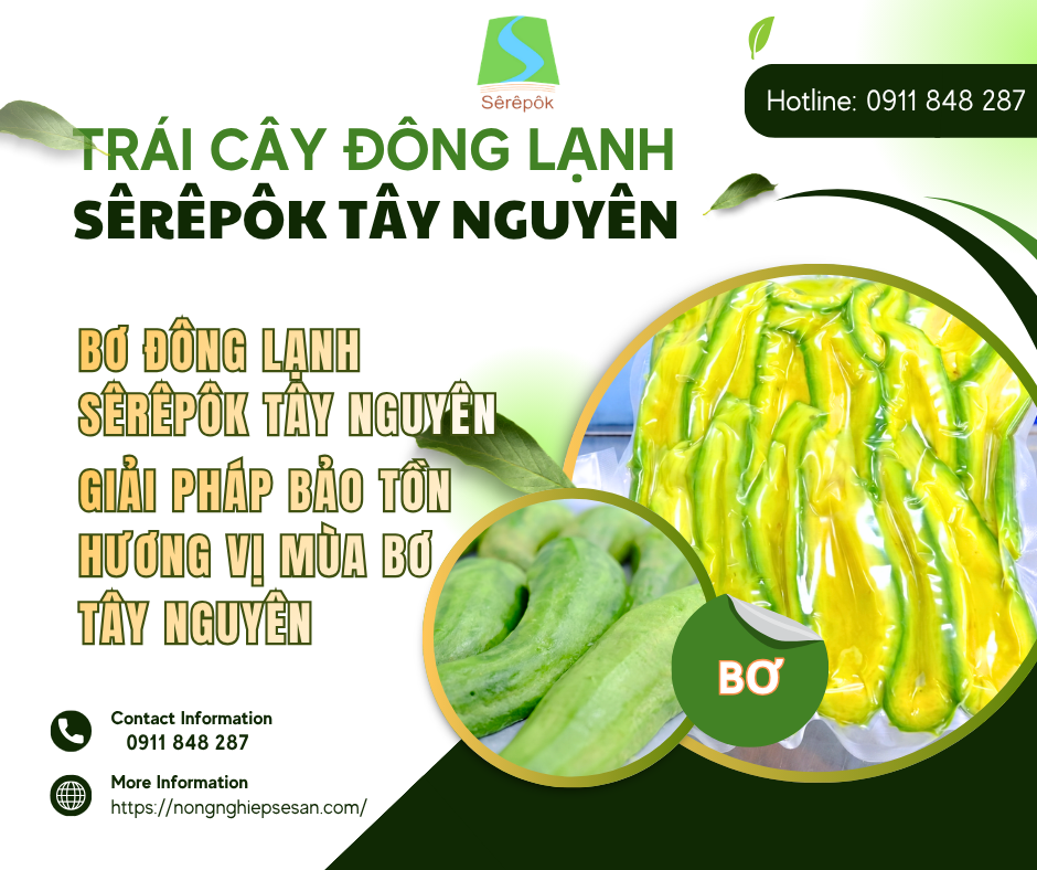 Bơ Đông Lạnh Sêrêpôk Tây Nguyên