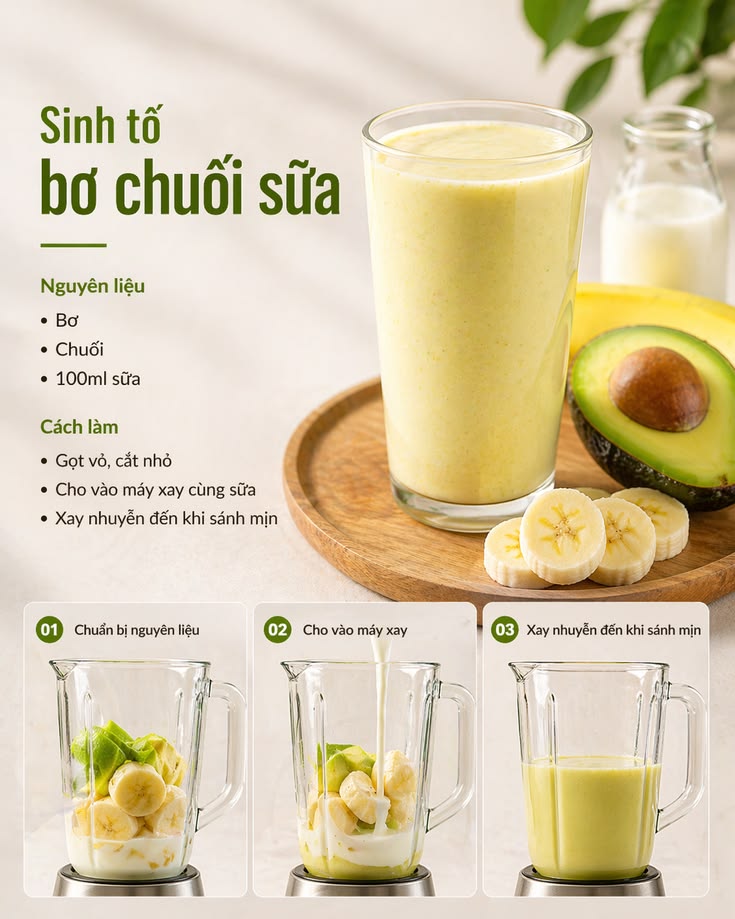 Sinh tố Bơ Sêrêpôk Tây Nguyên