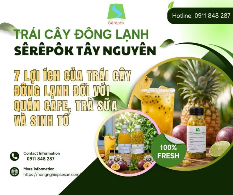 7 Lợi Ích Của Trái Cây Đông Lạnh Đối Với Quán Cafe, Trà Sữa Và Sinh Tố