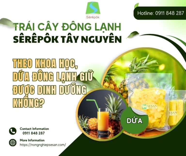 Dứa Đông Lạnh Giữ Được Dinh Dưỡng Không?