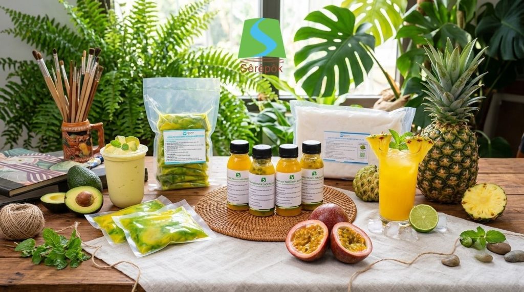 Trái cây đông lạnh Sêrêpôk Tây Nguyên
