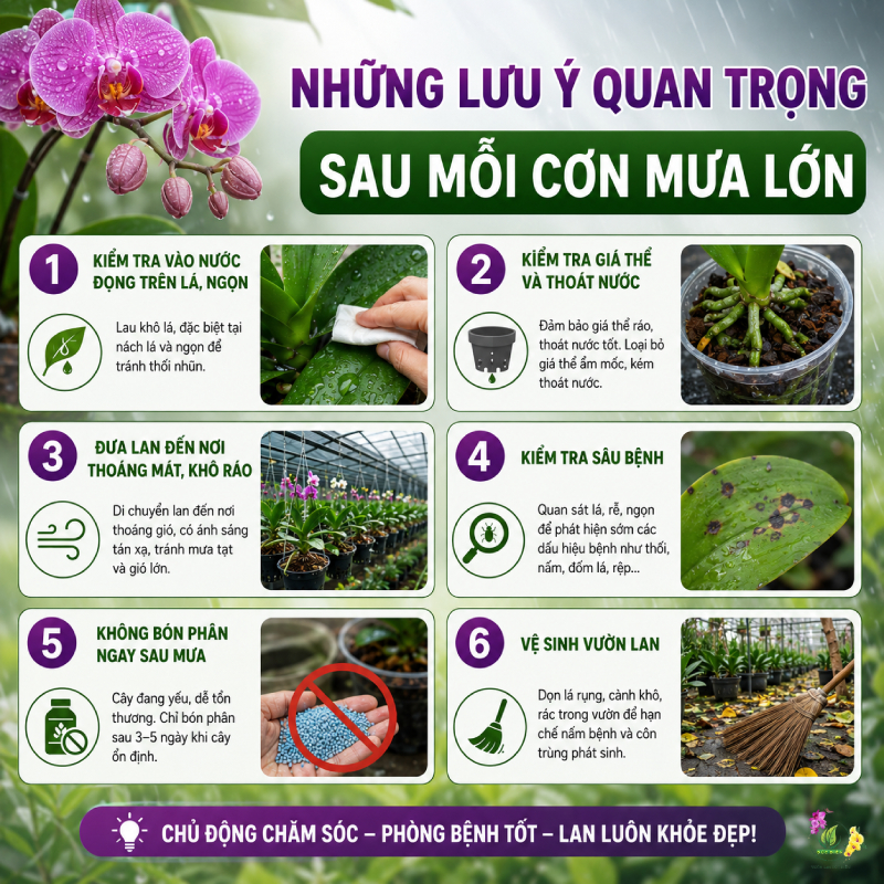 Những Lưu Ý Quan Trọng Sau Mỗi Cơn Mưa Lớn