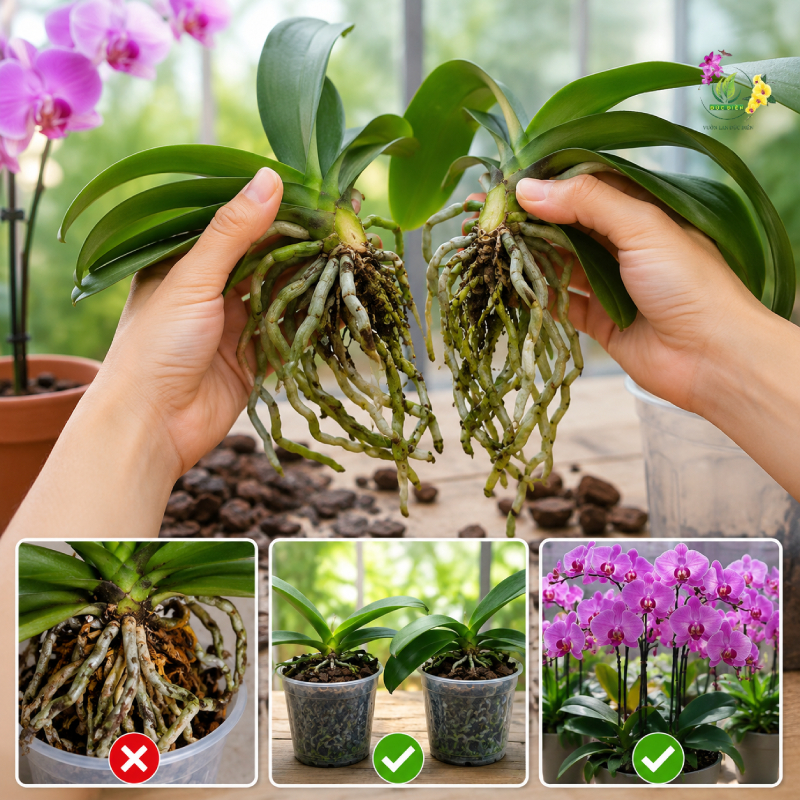 Vì Sao Bạn Cần Phải Tách Cây Đúng Cách Cho Lan Hồ Điệp?