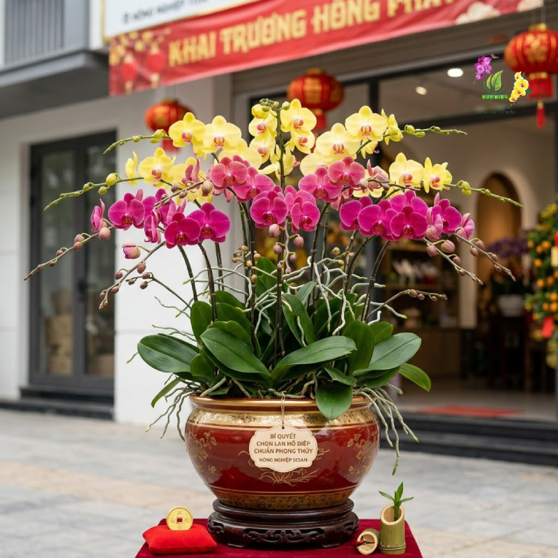 Bí Quyết Chọn Chậu Lan Hồ Điệp Khai Trương Chuẩn Phong Thủy