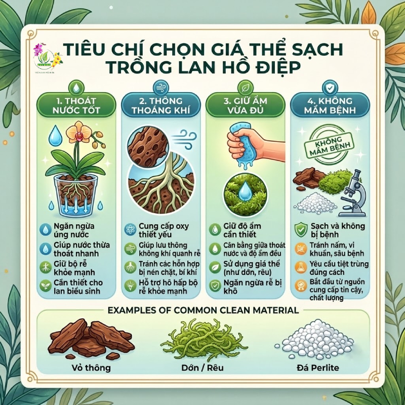 Tiêu chí chọn giá thể sạch