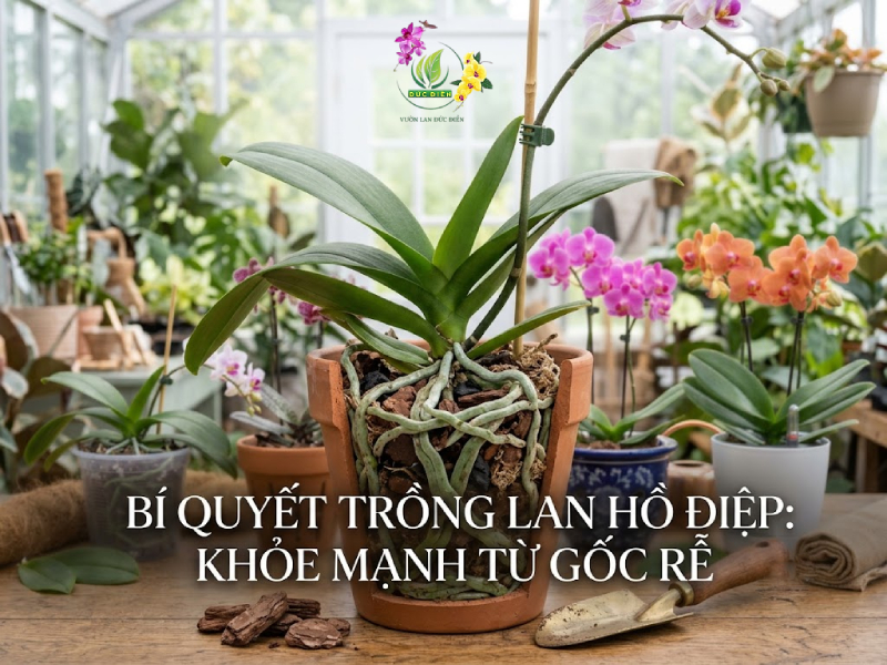 Bí Quyết Trồng Lan Hồ Điệp Phát Triển Khỏe Mạnh Từ Gốc