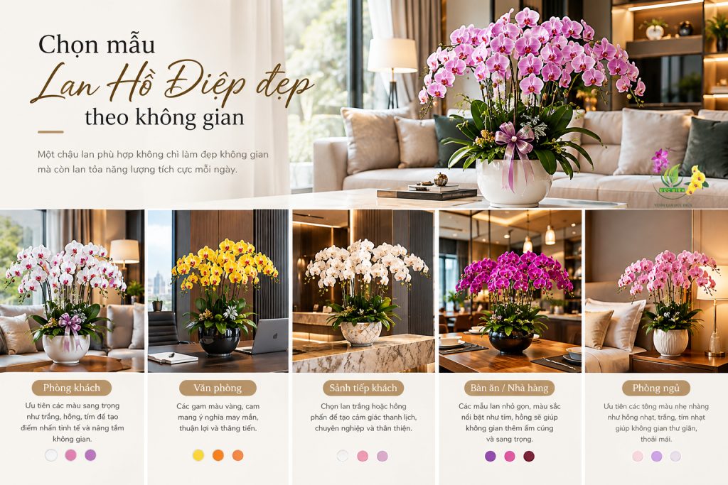 Chọn mẫu lan hồ điệp đẹp