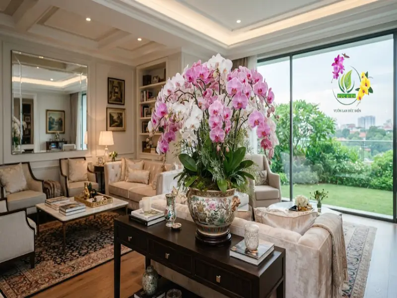 Lan hồ điệp là gì? Vì sao phù hợp để trang trí phòng khách?